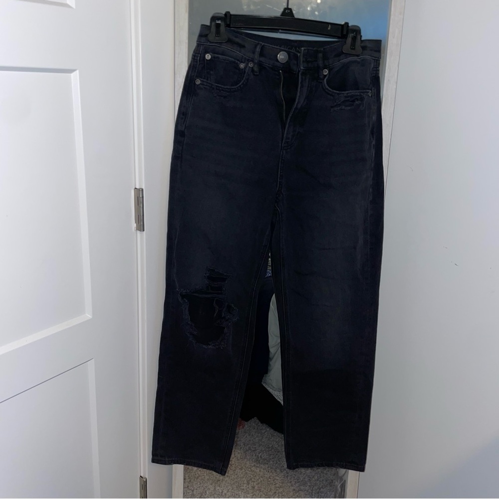 American Eagle Outfitters Black Boyfriend Jeans